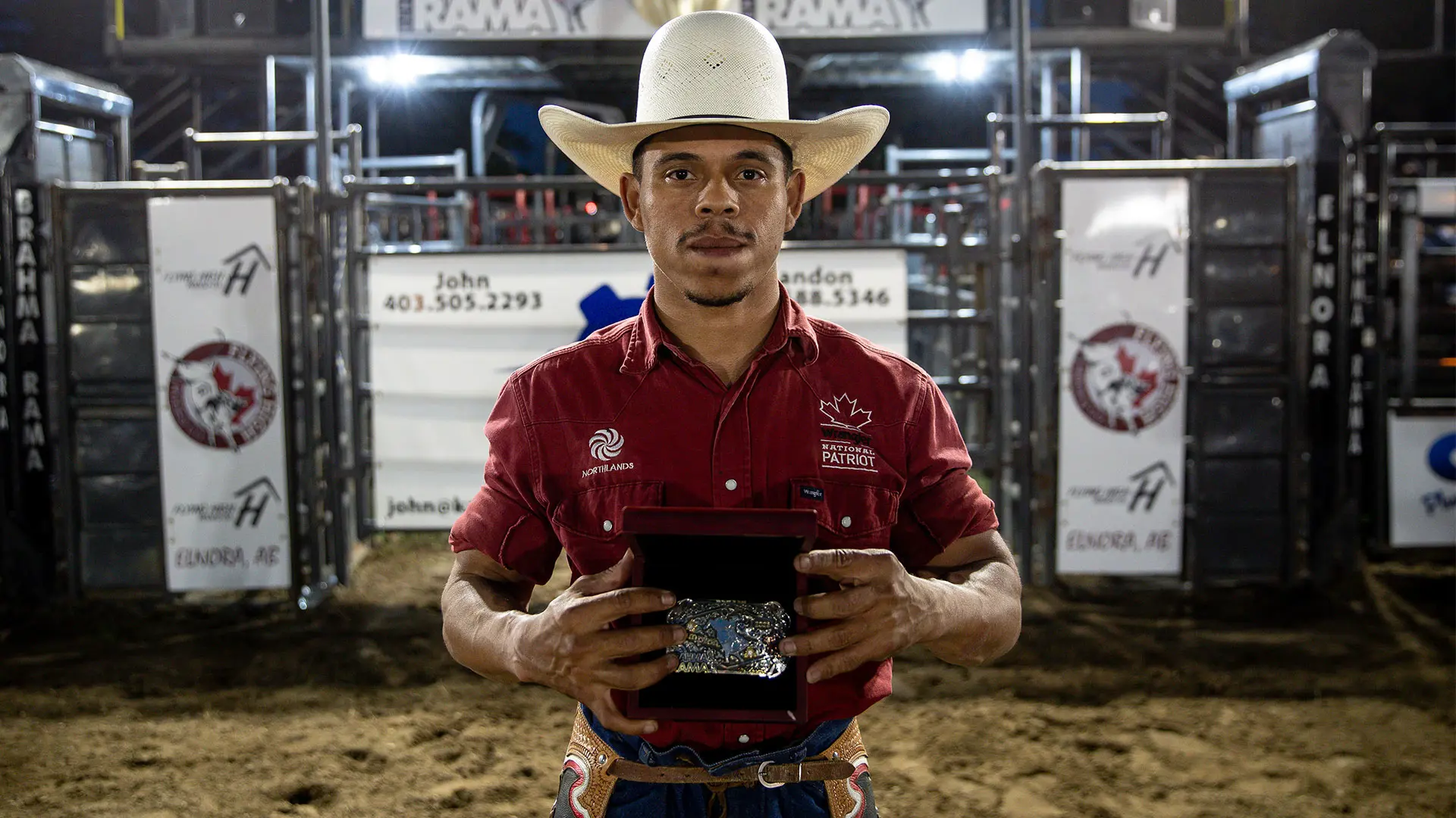 Gilmar Santana wins Touring Pro Division event in Elnora, Alberta, cracking the top 25 in the PBR Canada national standings