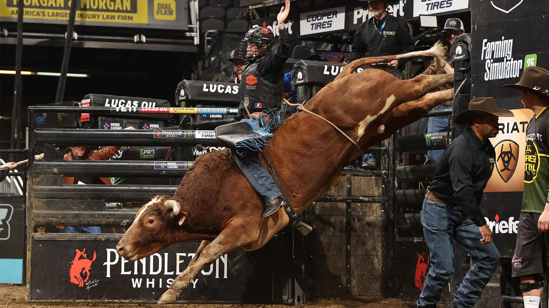 Cort McFadden wins round 1 of PBR Unleash The Beast event at sold out PPG Paints Arena in Pittsburgh