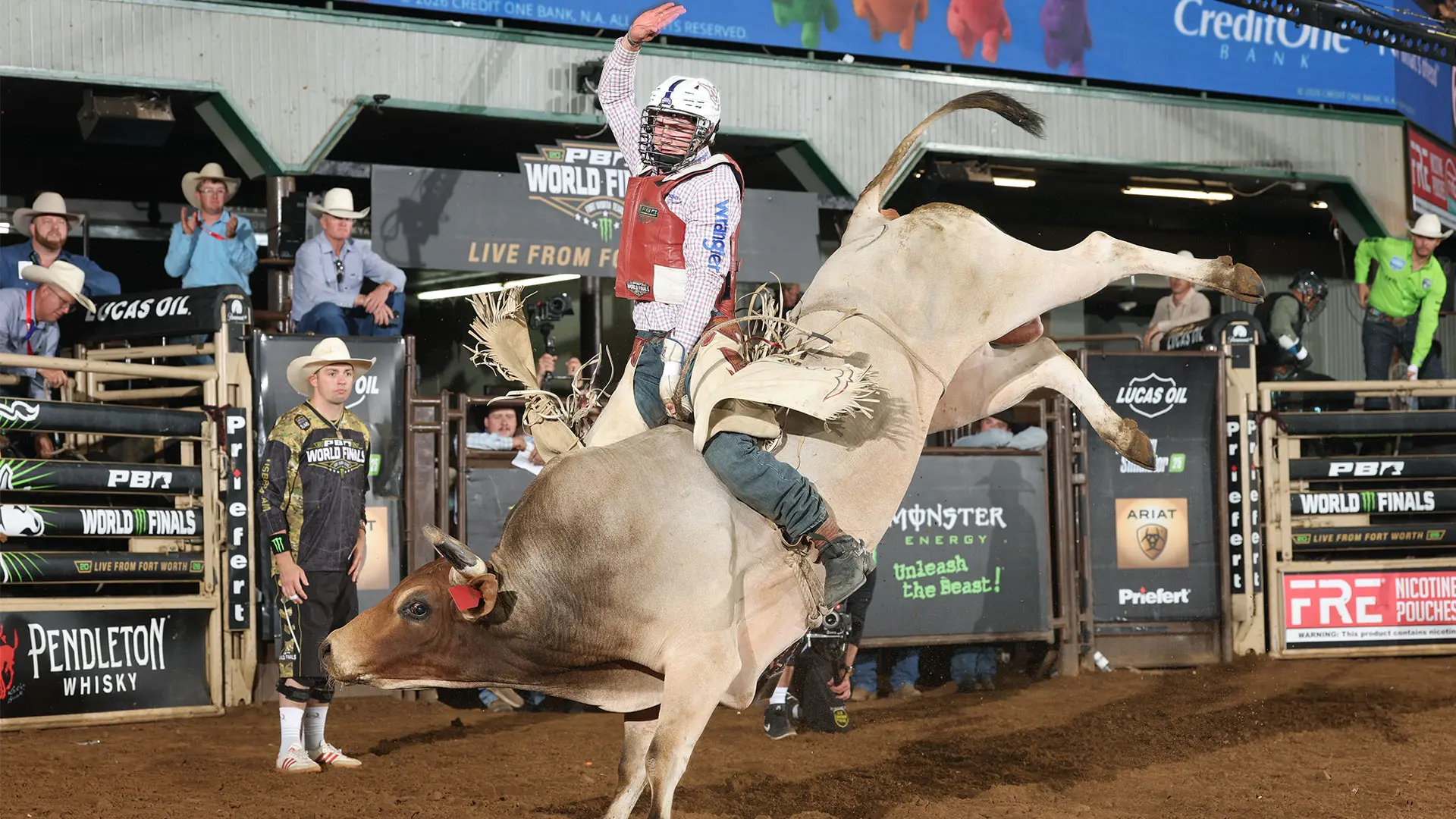 2025 PBR Rookie of the Year Hudson Bolton advances to 3-for-3 to lead 2026 PBR World Finals: Unleash The Beast at Cowtown Coliseum