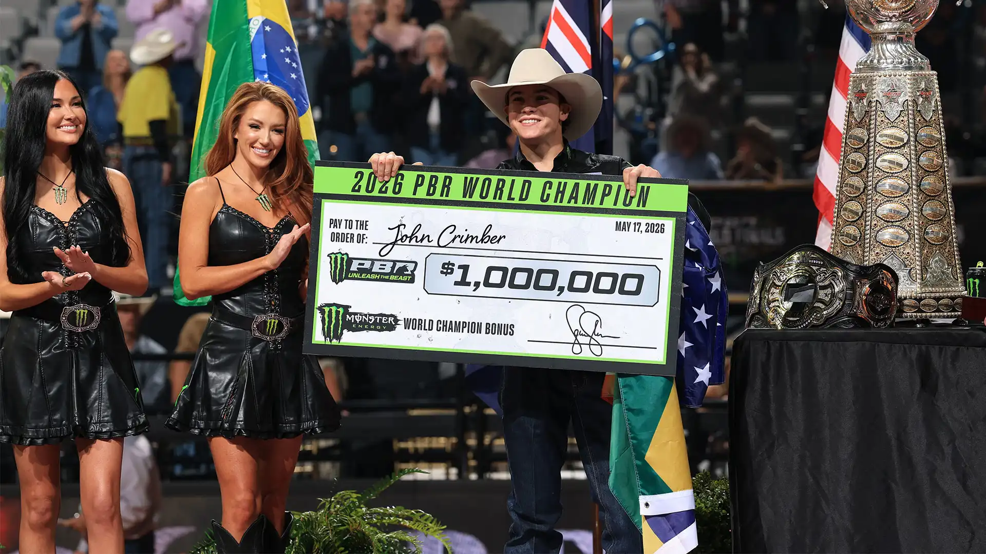 Progressive Insure the Win: John Crimber sweeps Championship Sunday with pair of 90s, two round wins to be crowned 2026 PBR World Champion