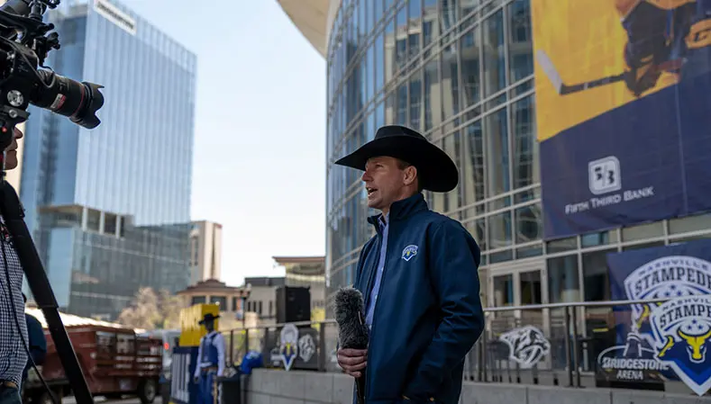 Nashville fans are blessed: Coach McBride stampedes into town 