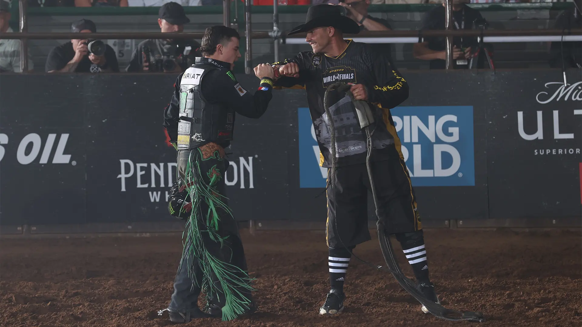 No. 3 John Crimber improves to a perfect 2-for-2 at the 2025 PBR World Finals: Unleash The Beast – Eliminations, gaining further ground in the race for the World Championship
