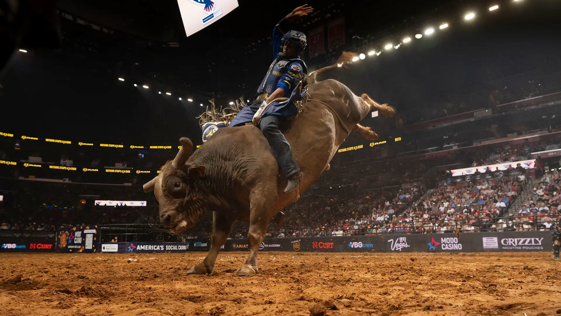 Nashville Stampede win seventh straight, extend advantage in PBR Teams standings to two games