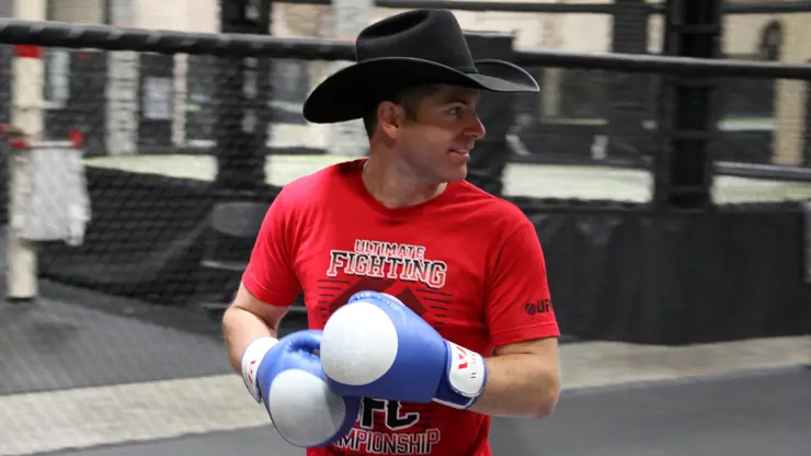 Bull riders training in a variety of ways