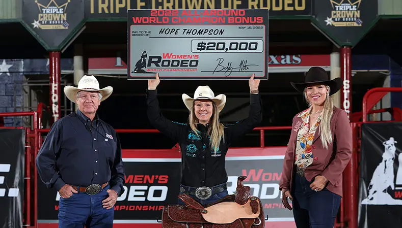 Hope Thompson wins Women’s Rodeo World Championship All-Around title