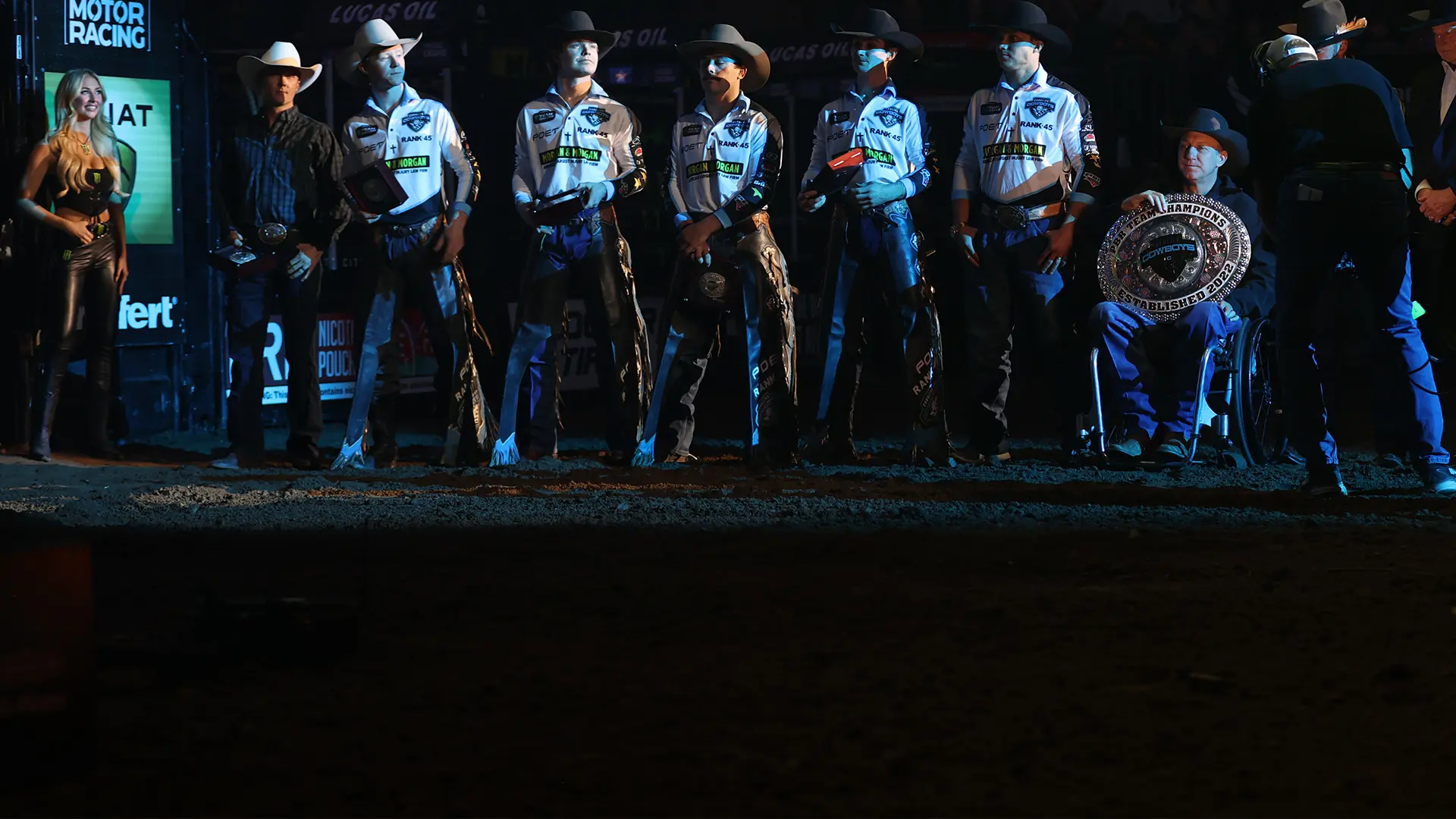 Jerome Davis of the Carolina Cowboys named head coach of the year in PBR Teams league