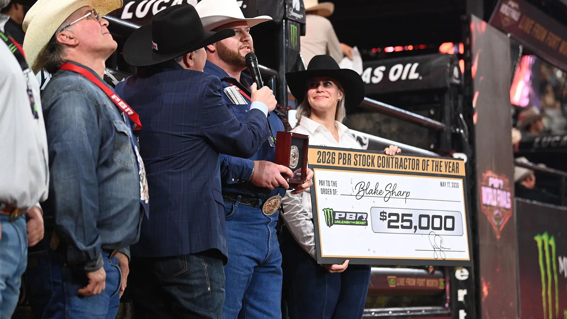 Gentle giants: Blake Sharp’s fourth straight PBR Stock Contractor of the Year honor 