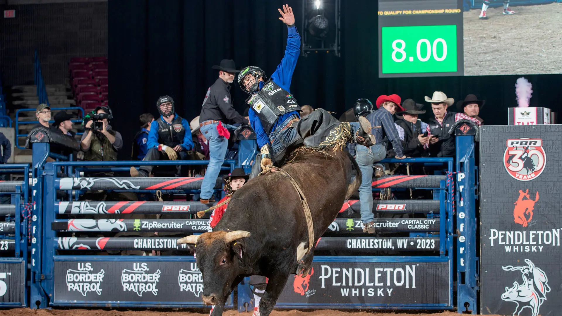 Montanha Jr. wins Round 1 of PBR Pendleton Whisky Velocity Tour event in Charleston, West Virginia
