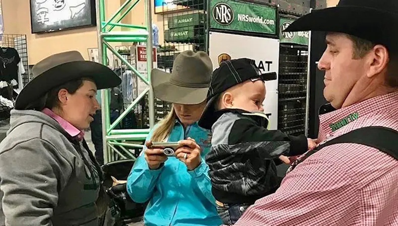 WESTERN HORSEMAN: Charly Crawford taps Whitney DeSalvo as his Rodeo Corpus Christi dancing partner