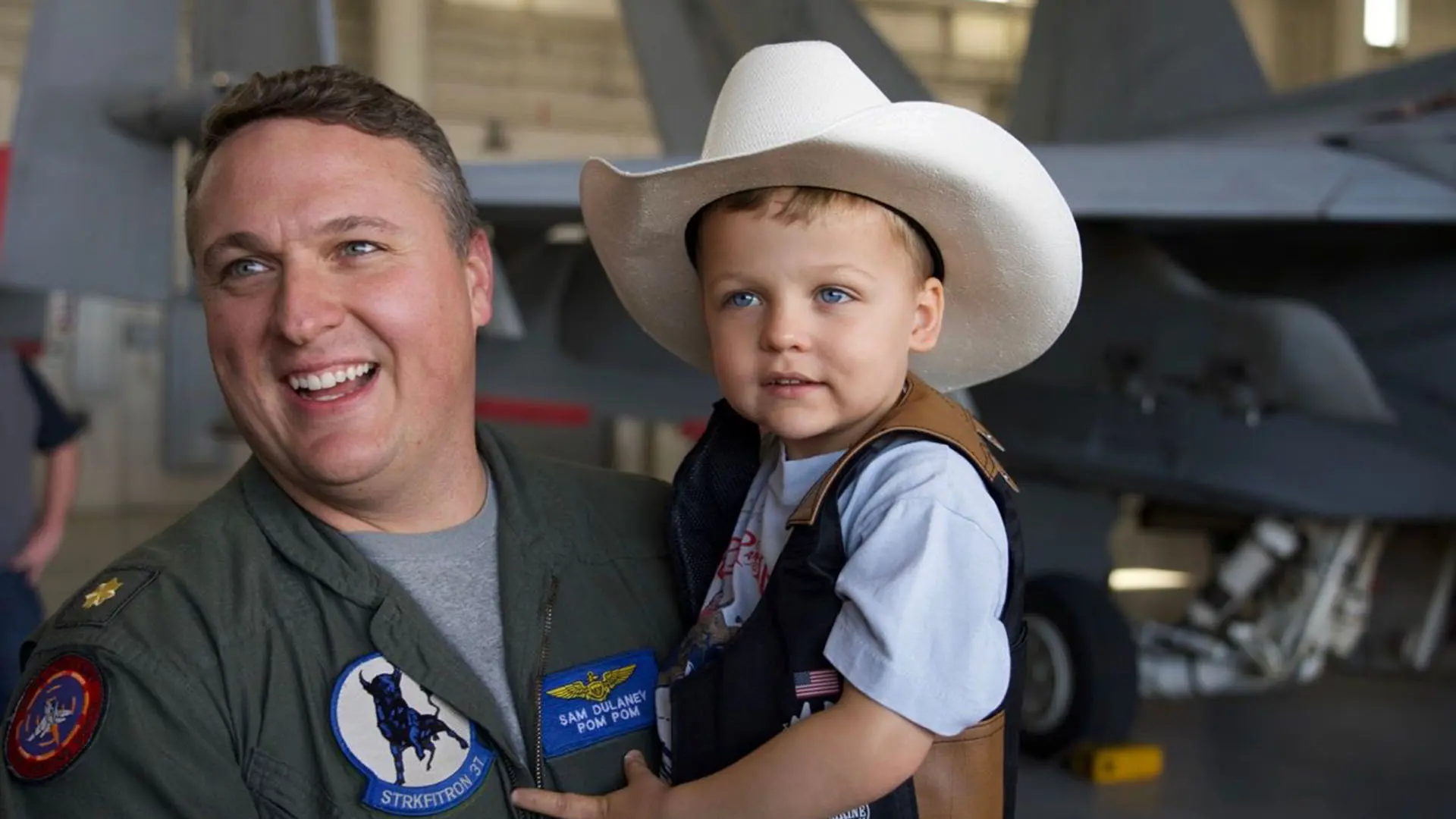 Fighter jets named for PBR bulls return from the Middle East