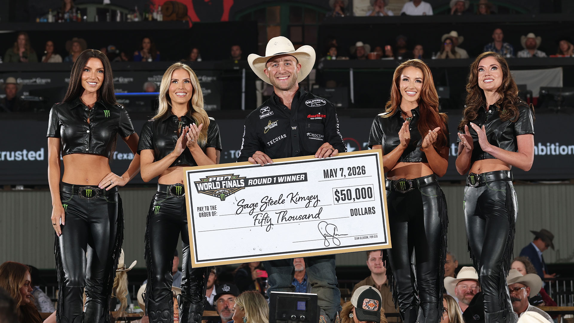 PBR | No. 3 Sage Steele Kimzey wins Round 1 of 2026 PBR World