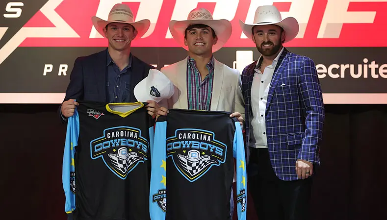 Carolina Cowboys announce key 2022 partners and make monumental trade during inaugural PBR Team Series Draft to select 2022 PBR World Champion Daylon Swearingen and rising star Mason Taylor